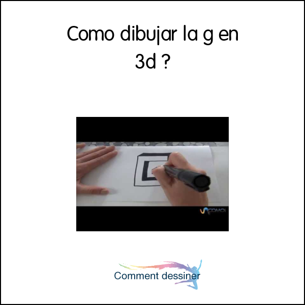 Como dibujar la g en 3d